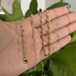 Cadena Armada Tipo Gucci | Baño de oro 18k