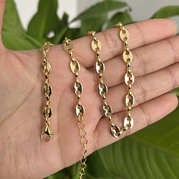Cadena Armada Tipo Gucci | Baño de oro 18k