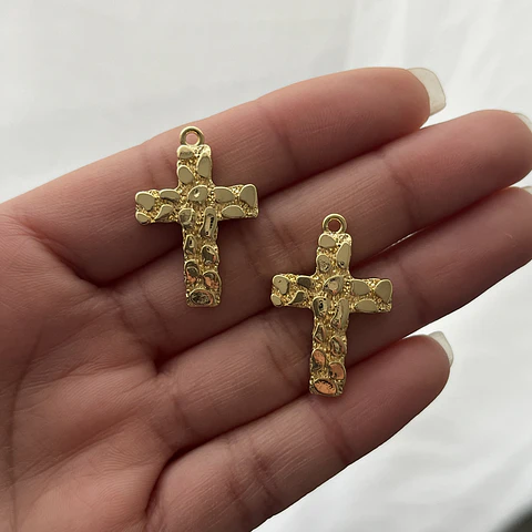 Colgante de Cruz | Baño de oro 18k