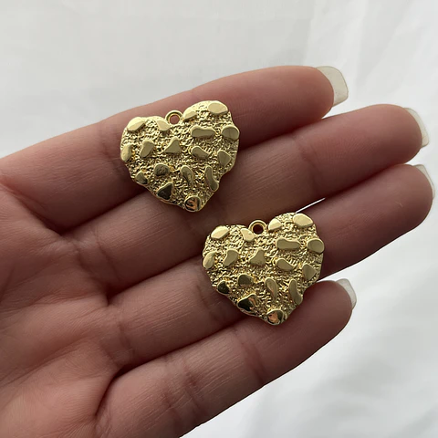 Colgante de Corazón | Baño de oro 18k