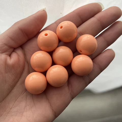 18mm Pelotas Acrílicas | Durazno
