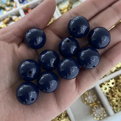 18mm Pelotas Acrílicas | Azul Marino