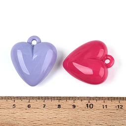  Corazones acrílicos | Colores surtidos 