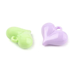  Corazones acrílicos | Colores surtidos 