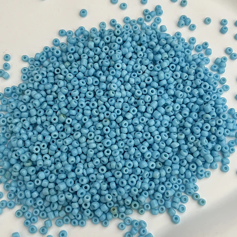 Mostacilla 2mm | Celeste Matte 