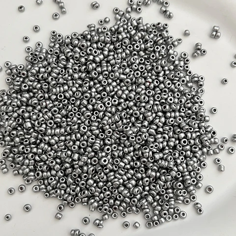 Mostacilla 2mm | Plateada