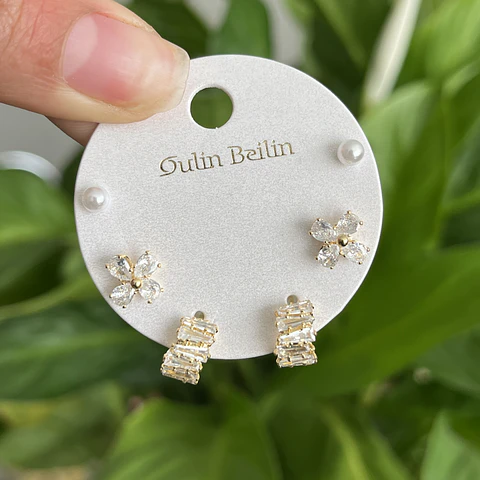 Set de Aros | Baño de oro 18k