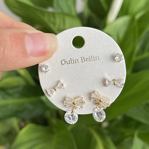 Set de Aros | Baño de oro 18k