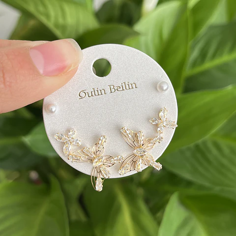 Set de Aros | Baño de oro 18k