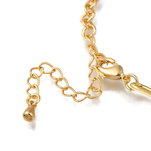 Pulsera de Corazón Con Cadena | Baño de oro 18k