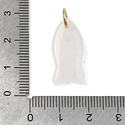  Colgante de Pez | Cuarzo Cristal