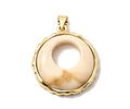 Colgante de Resina | Baño de oro 18k