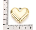 Colgante Corazón Dorado | Acrilico