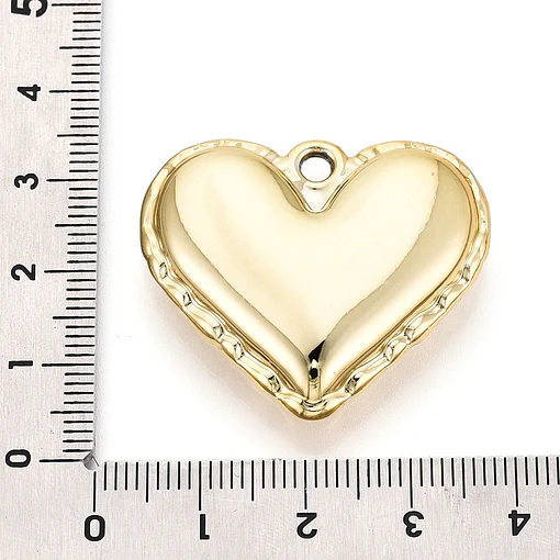 Colgante Corazón Dorado | Acrilico
