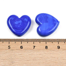  Pasador Corazón Murano | Agujero Vertical