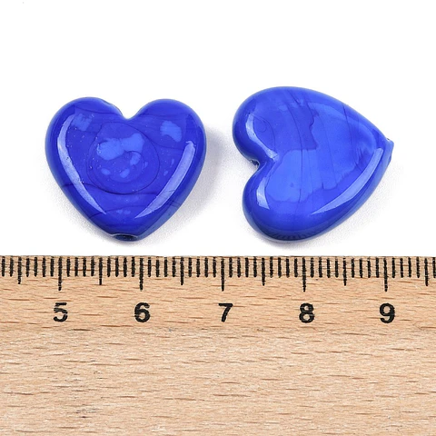 Pasador Corazón Murano | Agujero Vertical