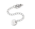 Broche + cadena de extensión | Acero Inoxidable