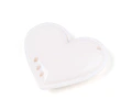 Colgante Corazón Acrílico | Blanco