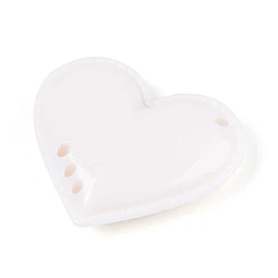  Colgante Corazón Acrílico | Blanco