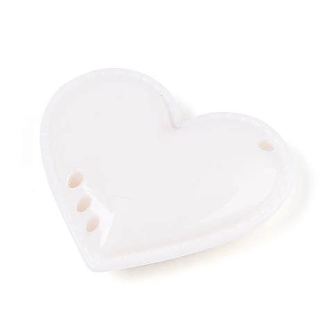 Colgante Corazón Acrílico | Blanco
