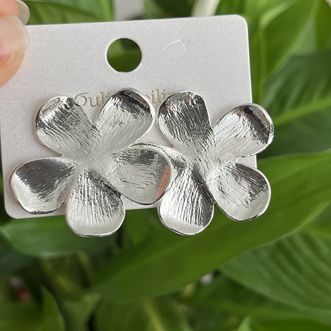 Aro Flor | Baño de plata