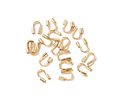 10 unidades - Protector de Alambre | Baño de oro 18k