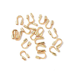  10 unidades - Protector de Alambre | Baño de oro 18k