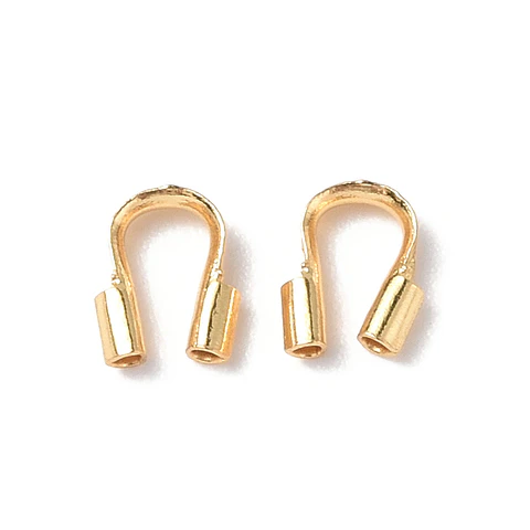 10 unidades - Protector de Alambre | Baño de oro 18k