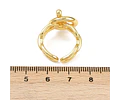 Anillo Ajustable OT | Baño de oro 18k