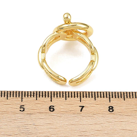 Anillo Ajustable OT | Baño de oro 18k