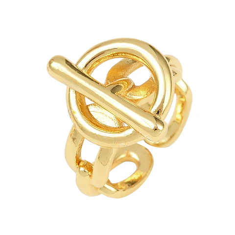 Anillo Ajustable OT | Baño de oro 18k