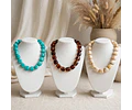 Collares Acrílico Cuadrado 