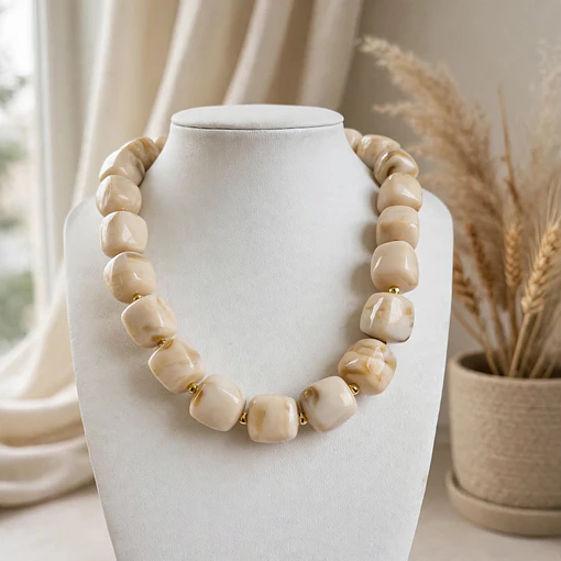 Collares Acrílico Cuadrado 