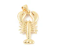 Colgante de Langosta | Baño de oro 18k