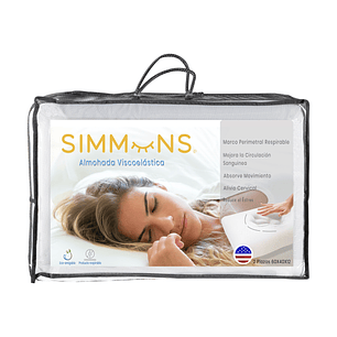 Pack Almohada Viscoelástica 60x40 Simmons