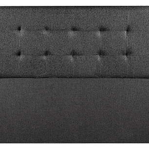 Respaldo Tignes gris 2 Plazas