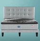 Cama euro simmons sky 2pl bd plata 055 + resp.tignes plata - Miniatura 1