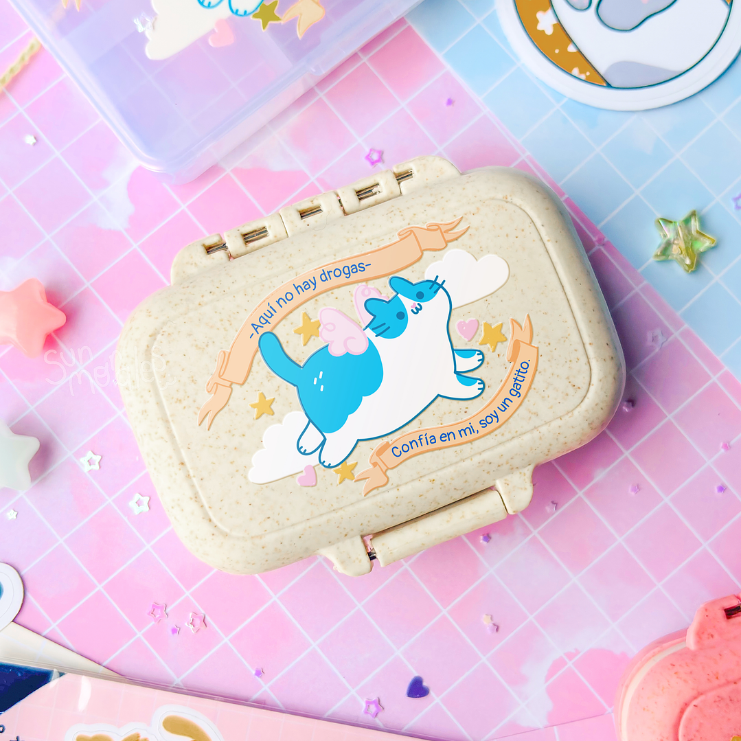 Pastillero Confía en mi soy un gatito [Hermético] 3