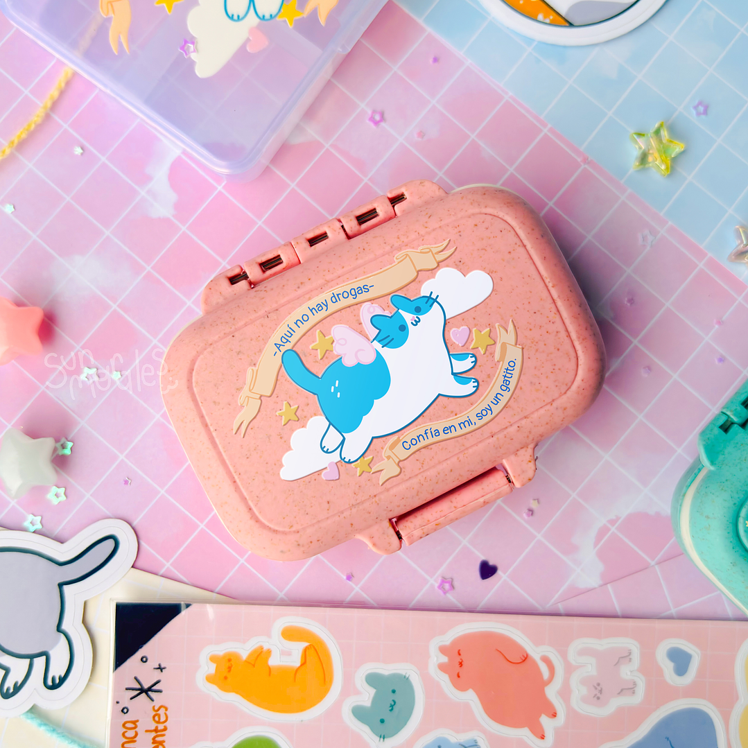 Pastillero Confía en mi soy un gatito [Hermético] 1