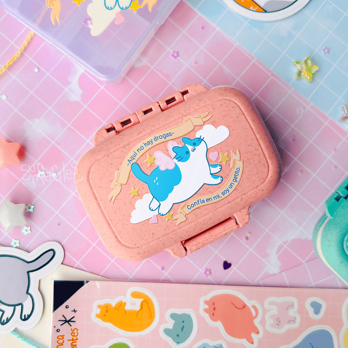 Pastillero Confía en mi soy un gatito [Hermético] 1