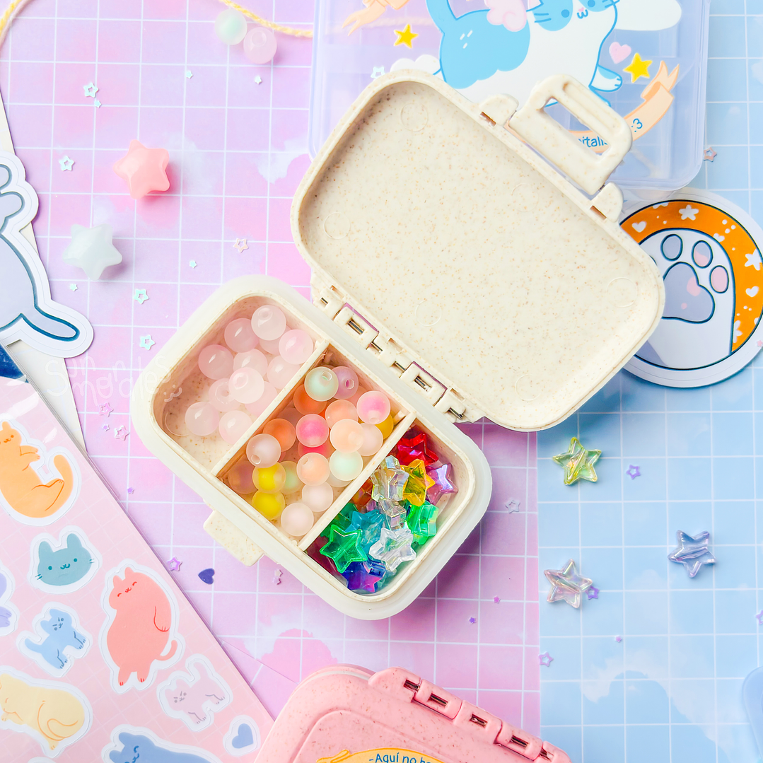 Pastillero Gatitos y estrellas [Hermético] 5