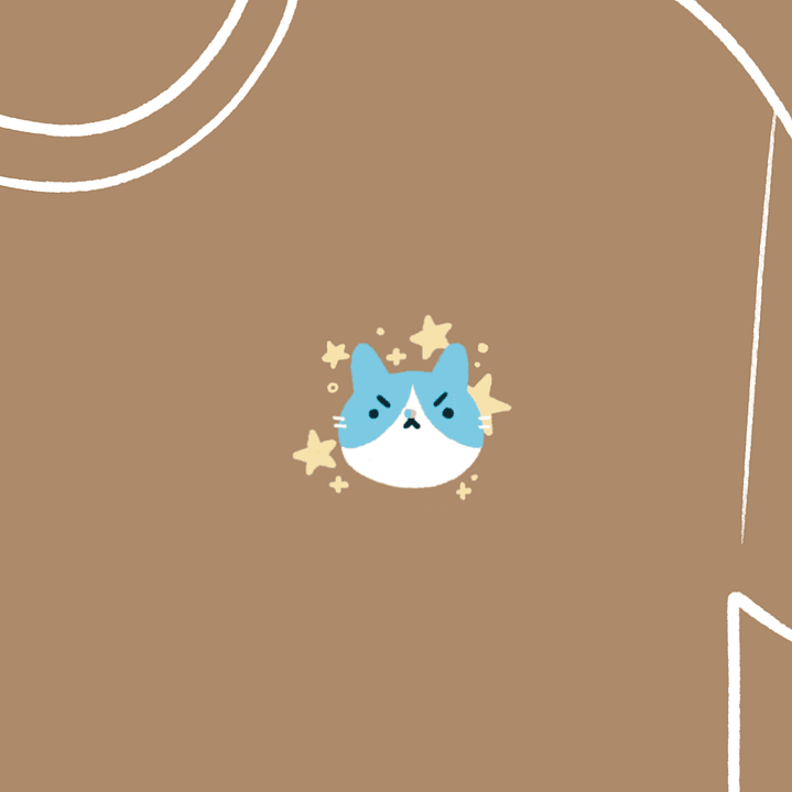 Darwin estrellado Estampado tipo LOGO [pechito] 2