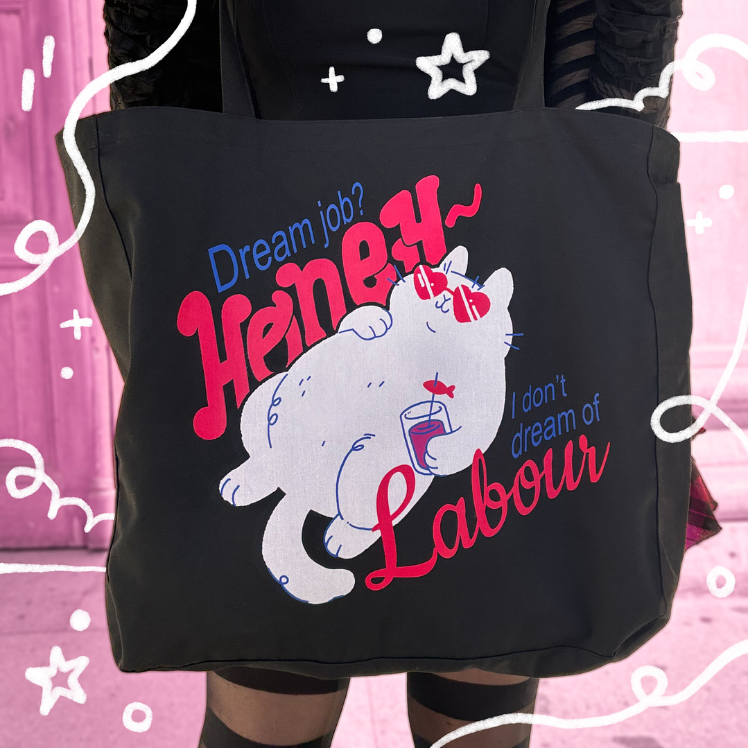 Totebag 2.0 NO SUEÑO CON TRABAJO 1