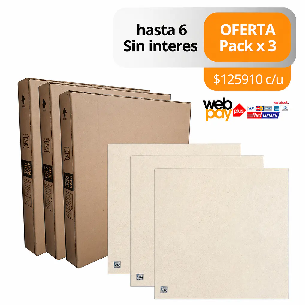 Pack x 3 Sunray 520W – Panel Cerámico de Bajo Consumo | Rinde hasta 13 m² c/u 1