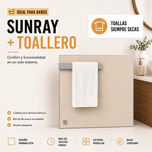 Sunray 520W con Barral Toallero.