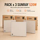 Ver Pack x 3: Sunray 520W  - Miniatura 1