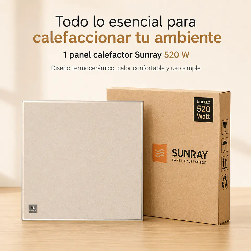 Ver calefactor Sunray 520W 6