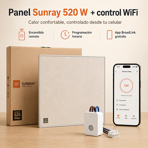 Ver opción con WiFi: Sunray 520W