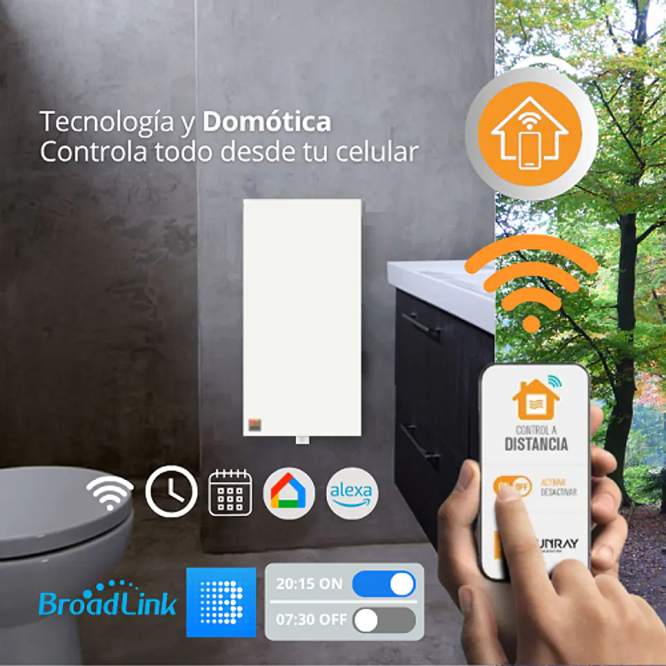 Panel Calefactor Cerámico SUNRAY 260 W – Wi-Fi – Bajo Consumo 4