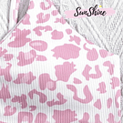 Bikini leopardo print pink